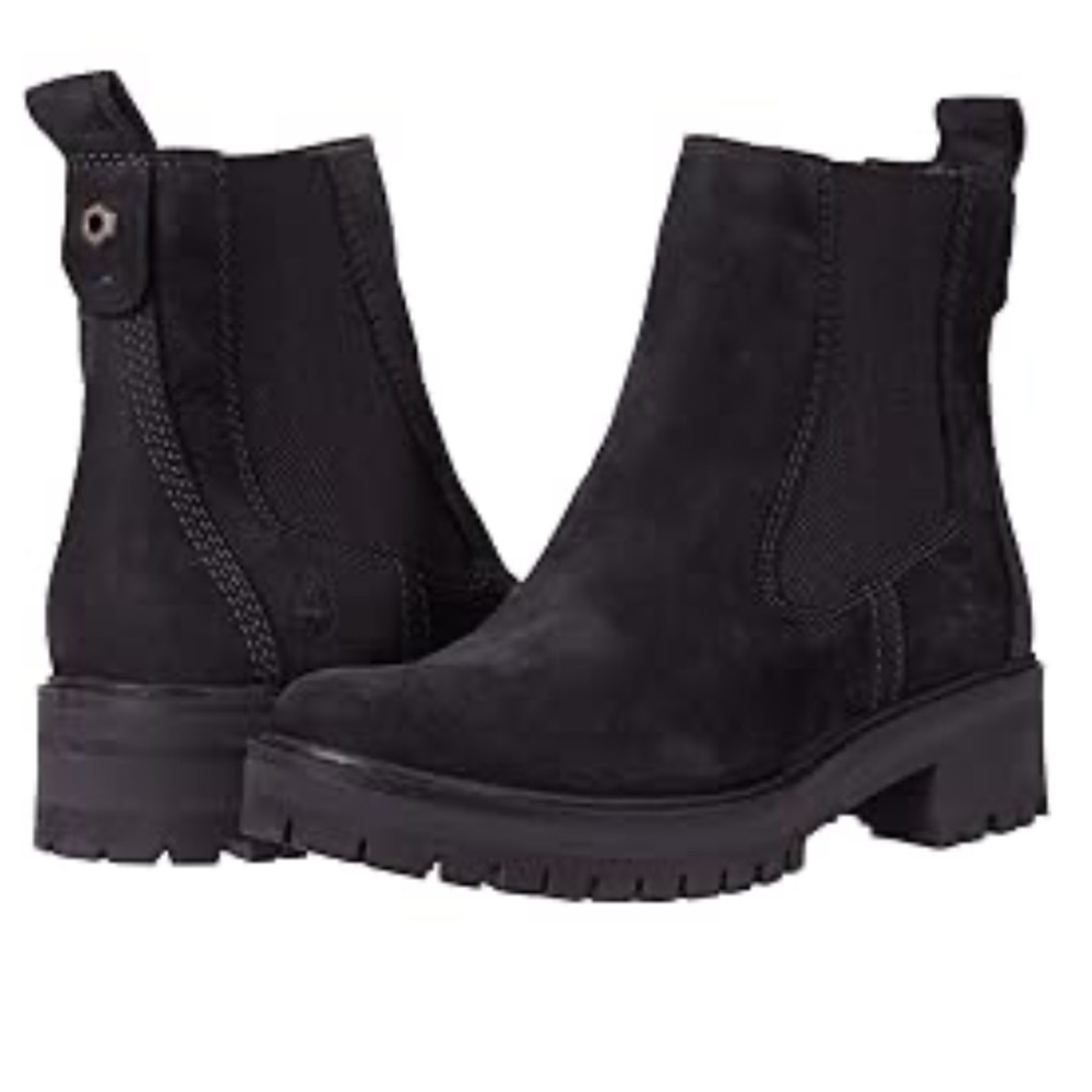 Timberland Women's Courmayeur Valley Chelsea Boot, 8 , Jet Black